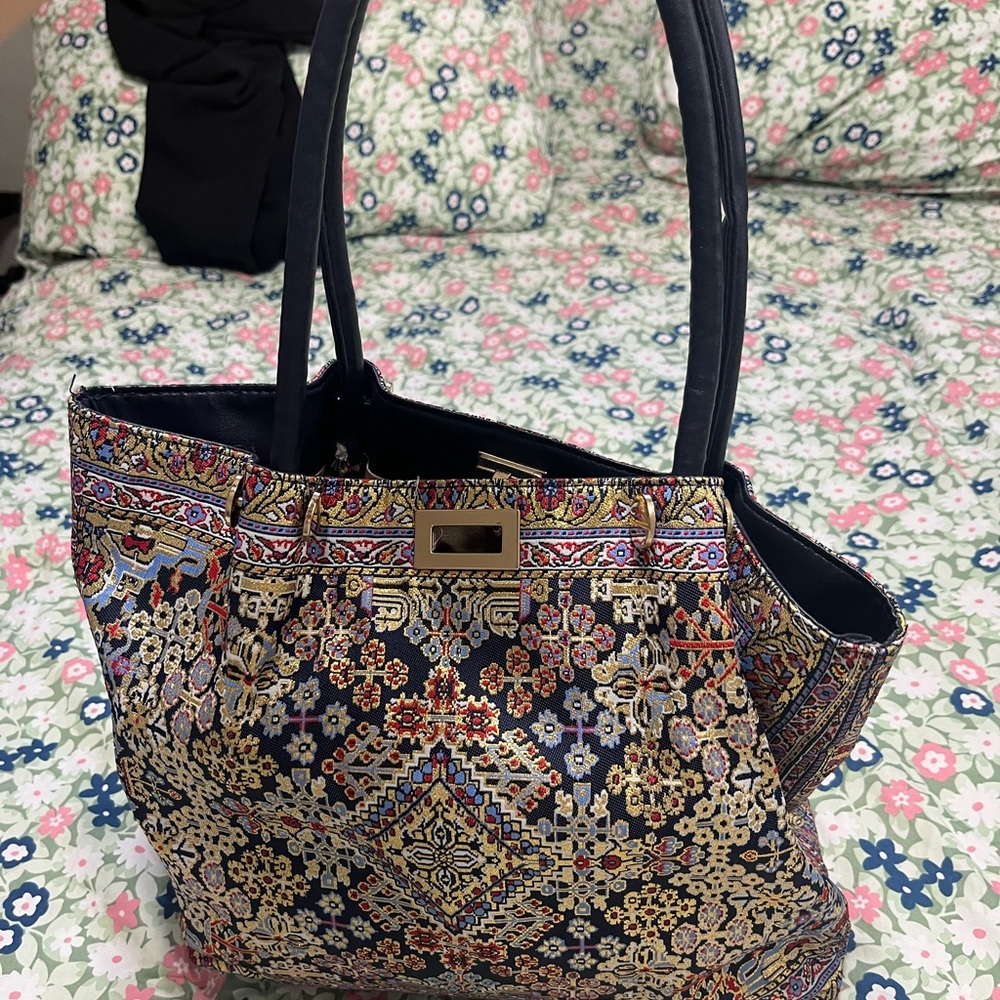 Elegant Multicolor Tote Bag